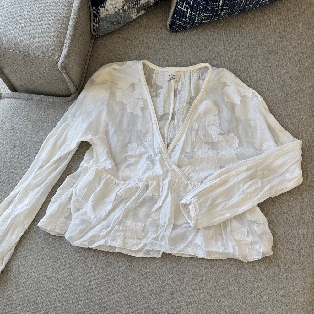 Wilfred Sheer White Blouse